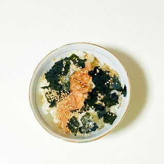 生姜風味の明太海苔ご飯